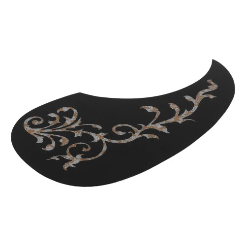 Black Guitar Pickguard Sticker Resistant Surface Scratch Protection Easy Clean Durable Design