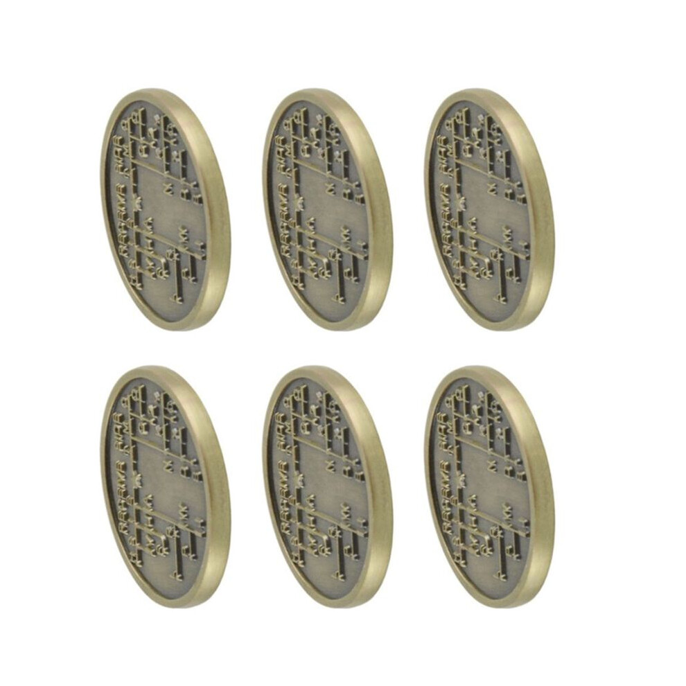 Brecantia 6X Cw Morse Code Commemorative Coins Cw Training Coin Morse Code Training Coin For Novice Radio Enthusiasts