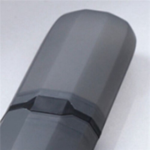 4X Travel Toothbrush Case Stretchable Toothpaste Holder Container Anti Bacterial Adjustable Box Black 1