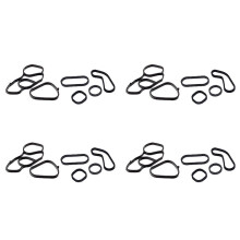 24x Oil Cooler Gasket Seal with Filter Housing Gasket Set Fit for Cooper 07-16 11427557009 11427557010