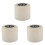 3X Palette Drehen 80 X 70Mm Nylon Beige + Silber 1
