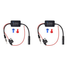 2X Multifunctional ANT208 Car Active Antenna Car Friend 1 Music Fm Car Radio Amplifier 12V FM Amplifier Accessories
