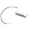 Set med 4 Elgitarr Humbucker Pickup Neck Bridge Pickuper för LP-Gitarrtillbehör Krom 4