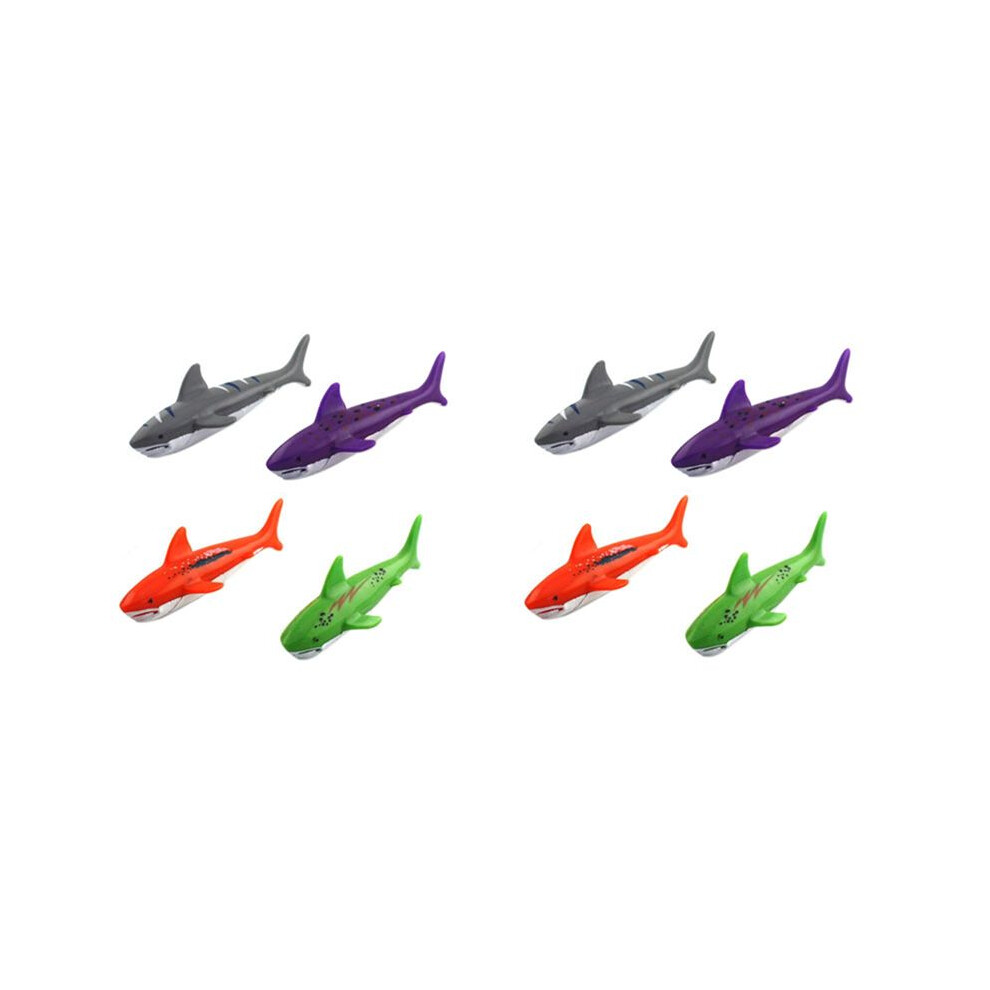 Brecantia 8 Pcs Children's Swimming Toy Shape Dive Toy Water Game Toy Game Diving Toy Pool Glide Throw Torpedo Toy