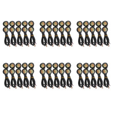 60 Pcs 12V 23mm Dual Color Switchback 4014 Smd 12 Led Drl Eye Daytime Light Car Motor Turn Lights