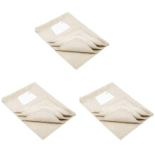 3X Couche de Pâte de Boulangers Professionnels (35X26 Pouces) - Chiffon de Protection pour Pâtisserie pour la Cuisson de Pains Français