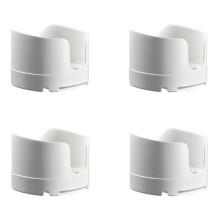 4 Pack Wall Mount Holder for Deco M4 / E4 / P9 / S4 Whole Home Mesh WiFi System, Bracket with Cord Management