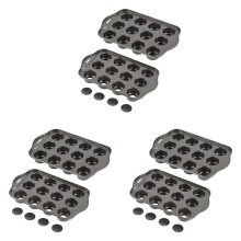 6-Pack Muffin Cheesecake Pan met Verwijderbare Bodem, 12 Holtes Non-Stick Cupcake Pan