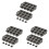 6 Pack  Muffin Cheesecake Pan with Removable Bottom, 12 Cavity Nonstick Cupcake Pan 1
