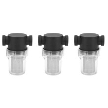 3X Washing Filter 1/2 Inch Inline Mesh Strainer Water Pump Irrigation High Flow Pipeline Filter Gardening Inlet Water