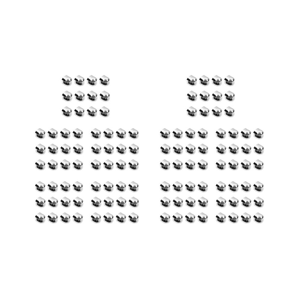 120Pcs Glass Brackets Adjustable Zinc Alloy Glass Clip Shelf Clamp Holder Flat Back Mount Holder For Staircase Handrail 6033340111062
