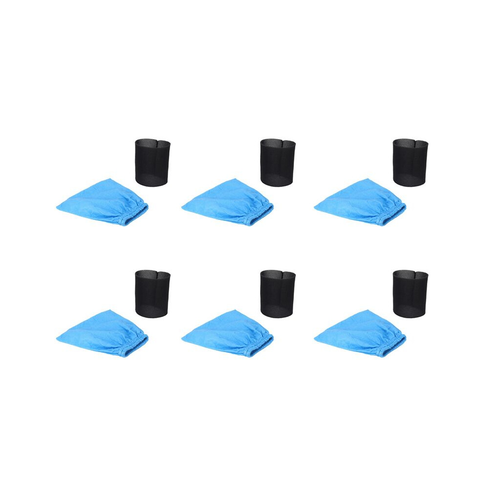6X Textile Filter Bags Wet And Dry Foam Filter For Mv1 Wd1 Wd2 Wd3 Vacuum Cleaner Filter Bag 6031048132792