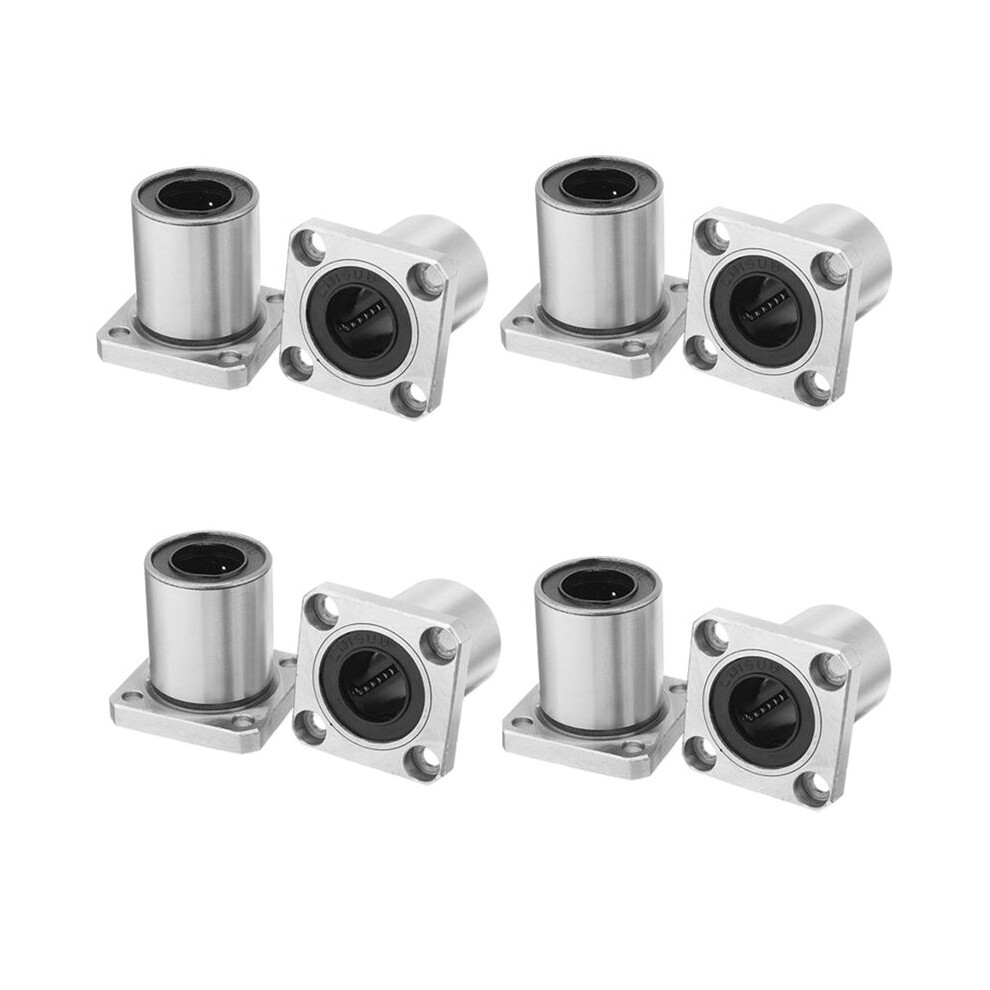 Flange Linear Motion Bushing Bearing 16Mmx28mmx37mm (Lmk16uu 8 Pcs) 6032614834195