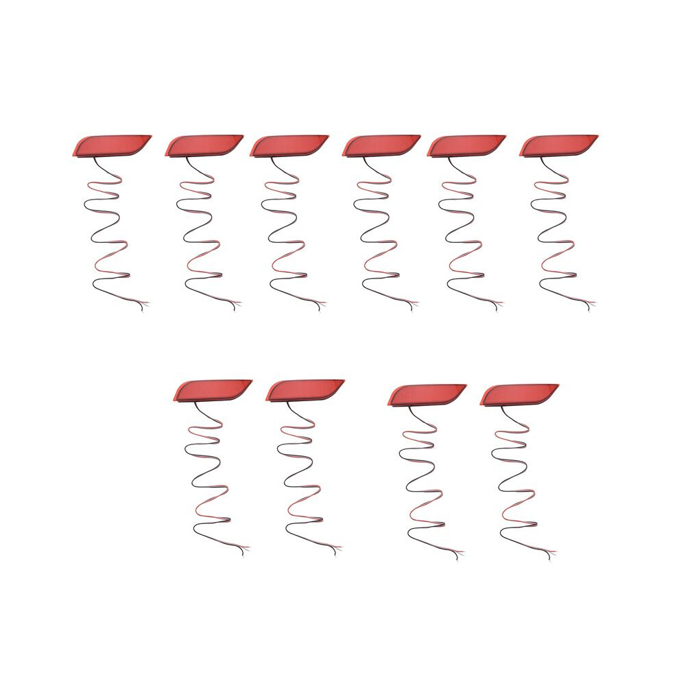 10X Automotive Led Rear Bumper Tail Brake Turn Signal Reflector For / Impreza / Xv / Wrx/Levorg Light 6031929429690