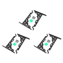 6 Pack Cast Iron Plant Hanger Hanging Planters Basket Wall Hook with Screws, Vintage Metal Wall Stands