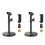 2X Suporte de Microfone de Mesa, com Clipe de Microfone, Suporte de Telefone Celular, Adaptador de Metal Macho de 5/8 Polegadas para FêMea de 3/8 1