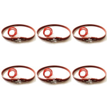 6X 220V AC 15mm Width 1M Length Silicon Heater Strip for Air Conditioner Compressor Crankcase Heating Belt 75W