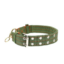 2pcs Thickened Nylon Sheep Collar 66x4cm Adjustable Livestock Neck Strap for Goats and Cows Green