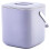 2X Plastic Kitchen Food Waste Trash Can Compost with Drainer Rubbish Container Organizer Accessories Tools-Light Grey 2
