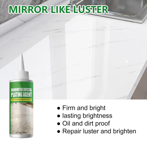 Tile Scratch  Kit with Nano Crystal Coating for Marble and Stone, Gloss MultiSurface Shine 2