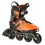 Inline Skates, Black-Orange, Size 41 1