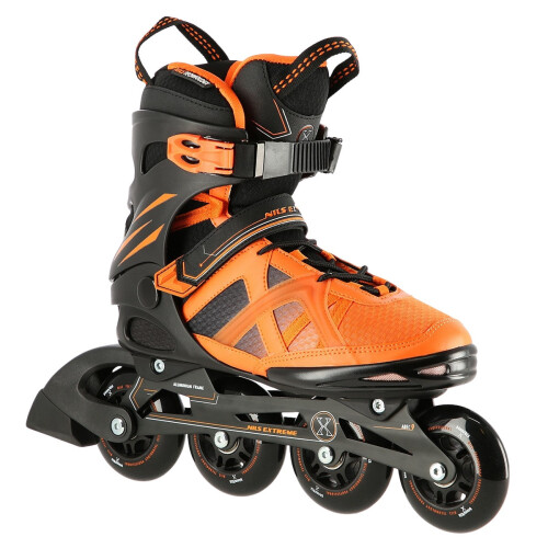 Inline Skates, Black-Orange, Size 41