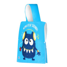 Unicorn Poncho Towel for Kids - Aqua