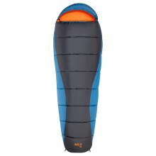 Marineblau-Orangefarbener Schlafsack, leicht, kompakt