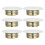6pcs Fire Sprinkler Cover Plate White Iron Concealed Head Protector for Ceiling Safety 1