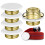6pcs Fire Sprinkler Cover Plate White Iron Concealed Head Protector for Ceiling Safety 5