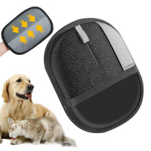 Pet Hair Remover Gloves for Cats and Dogs, Electrostatic Grooming Gloves with Washable Reusable Design
