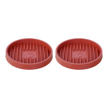 Stable Plunger Tray Organizers 2PCS Secure NonSlip Base-Brown