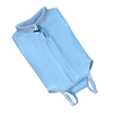 Adjustable Cats Surgical Suit For Recovery Easy On and-Blue L