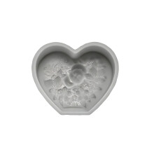 Moule en Silicone en forme de bébé avec des motifs de cœur et de