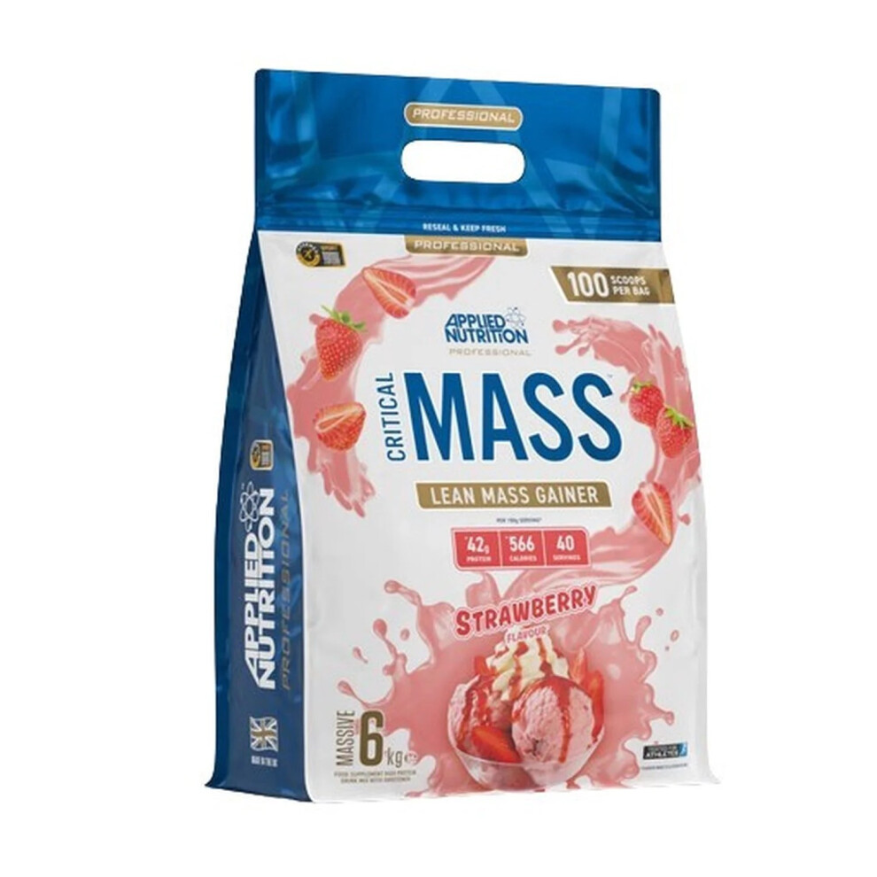 Applied Nutrition Critical Mass Professional Gainer 6000G-Strawberry - Image 5