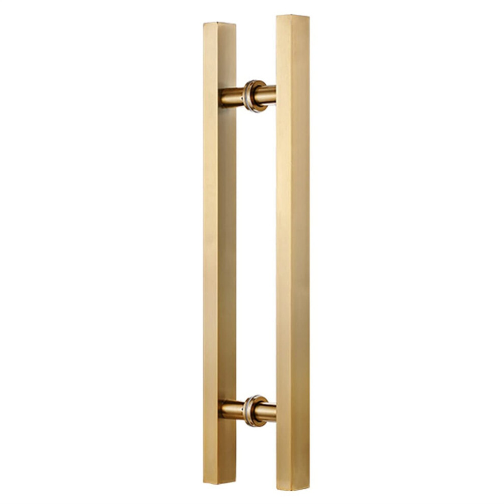 Modern Gold Stainless Steel Barn Door Handle 60Cm Double Sided Sliding Door Pull For Interior Exterior Use 9330225517702