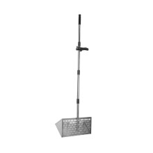2 in 1 Carbon Steel Beach Sand Scoop and Sifter Shovel for Treasure Hunting and Shell Collecting