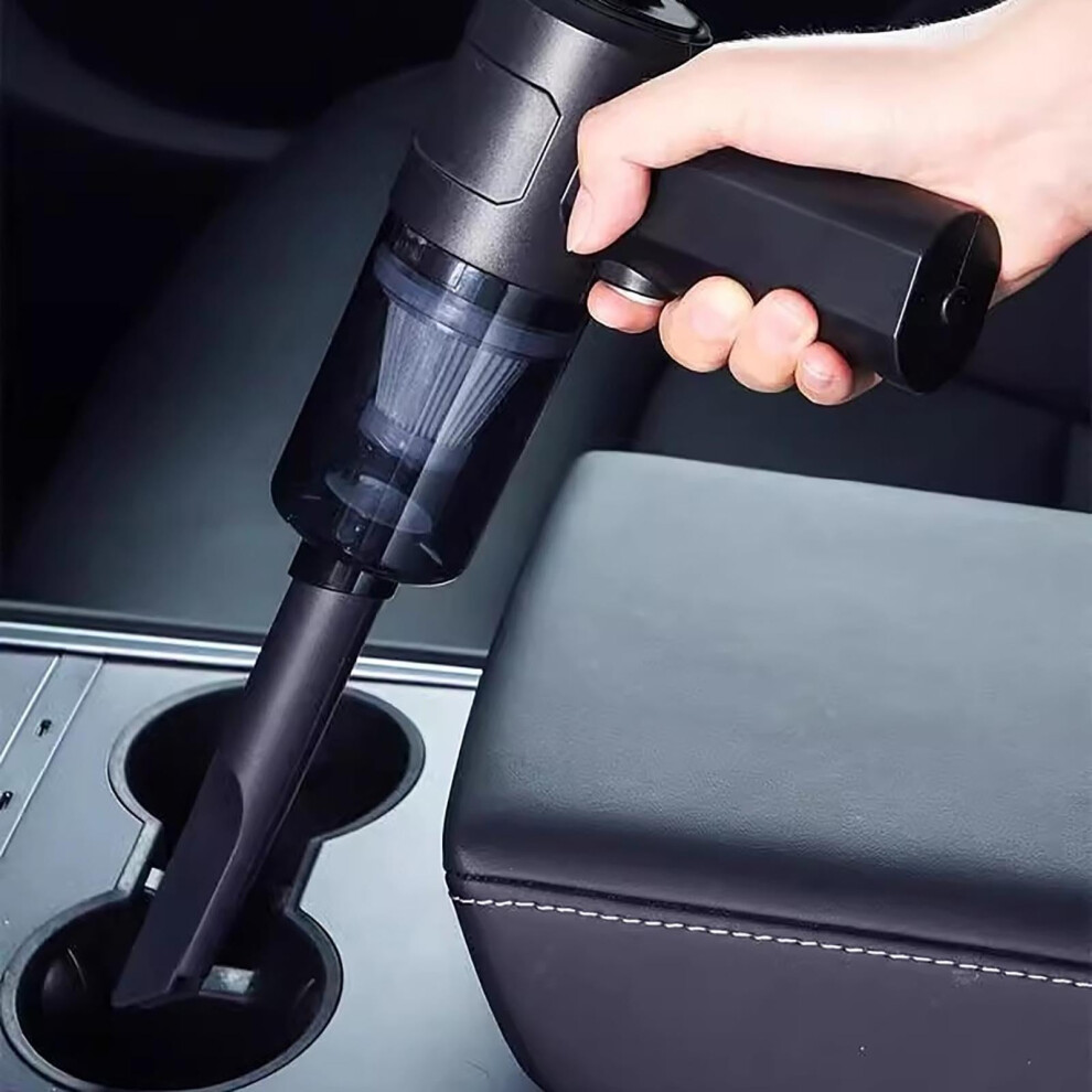 Cordless Car Vacuum Cleaner 5500Pa Suction Wet And Dry Rechargeable Handheld Vacuum Black 9330225517887