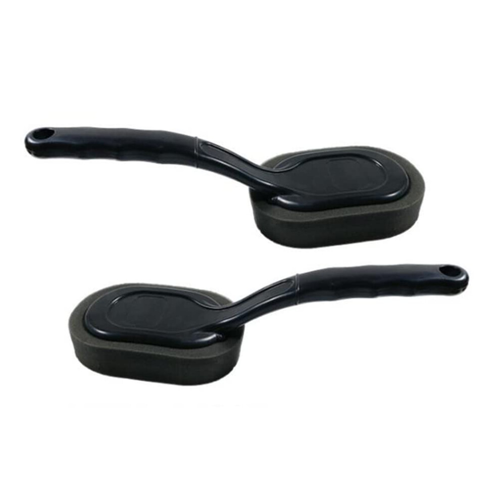 Tire Shine Applicator With Ergonomic Long Handle, Soft Sponge Tire Dressing Brush For Car Wax And Cleaning 9330225517931