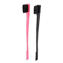 Double Sided Control Hair Brush Comb Combo Pack 2 Pieces and Black
