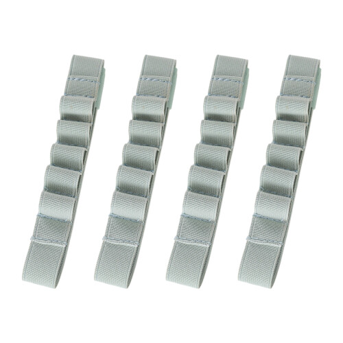4Pcs Mehrzweck Notebook Stift Clip Elastische Nylon Buch-Grün