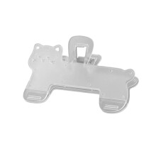 Animal Shape ABS Paper Clamp Document Clip Bookmarks-kitten 1