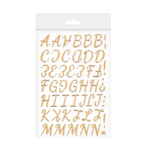 Alphabets Sticker Adhesive Letter Sticker Small-bubble letters