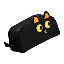 Embroidered Polyester Pencil Case High Capacity Pencil-type1