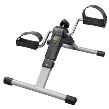Adjustable Pedal Exerciser with LCD Monitor for Arms and Legs, Foldable Mini Exercise Bike for Home