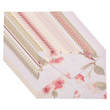 20Pcs Retro Floral Envelopes For Wedding Invitation-hehuafen