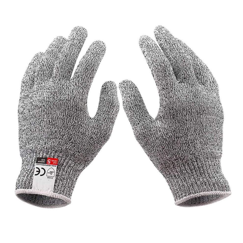 Cut Resistant Gloves Level 5 Cut Protection For Kitchen And Wood Carving, Safety Work Gloves Medium 9351714659697