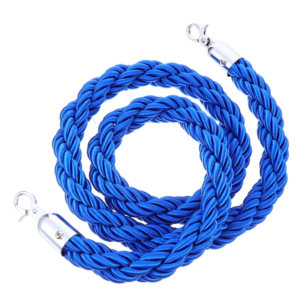 1.5M Hemp Stanchion Rope With Hooks For Professional Queue Management And Event Use 9073542181521