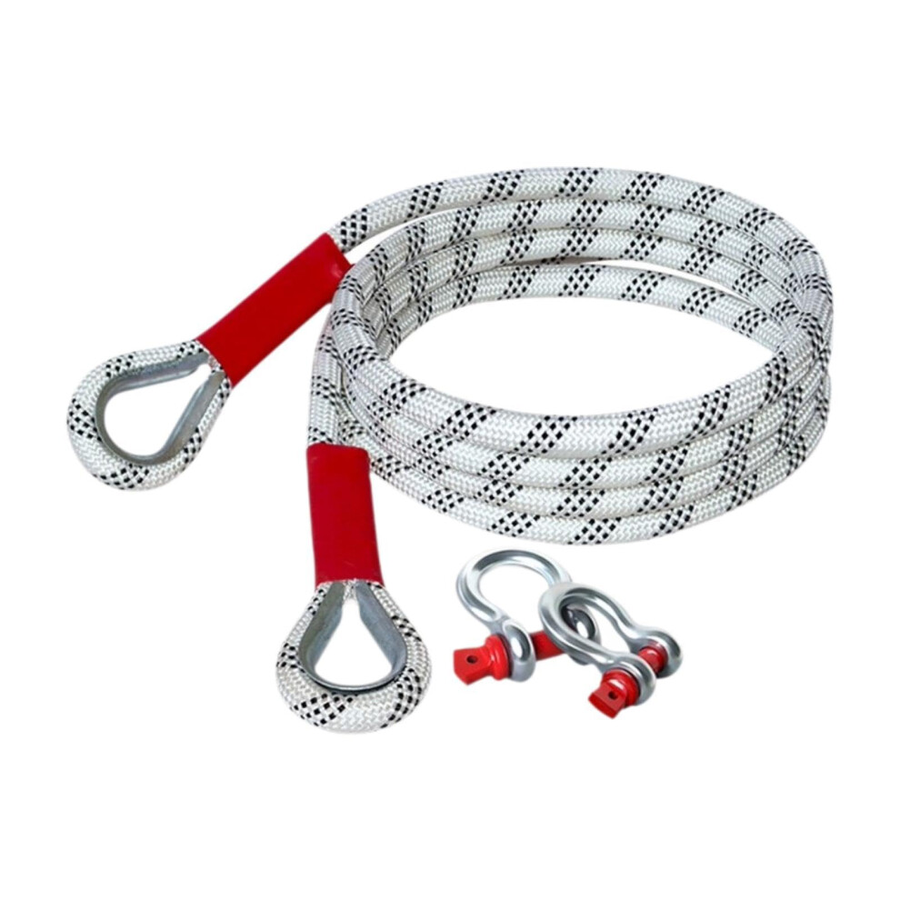 5 Ton Heavy Duty Tow Strap With Hooks, 3 Meter Car Towing Rope For Suv And Truck 9330225518082