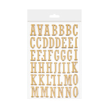3 Sheets Selve Adhesive Letter Sticker Small-slab serif